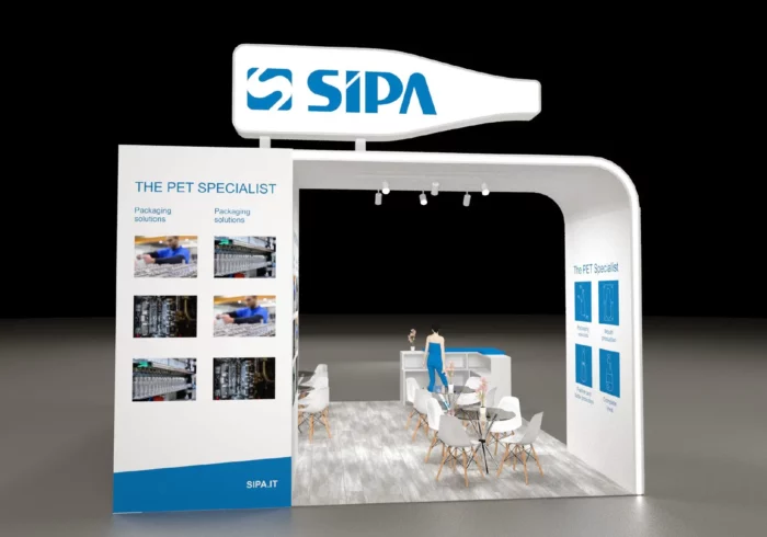 работа Стенд итальянской компании SIPA UPAKEXPO. Москва 2023 3
